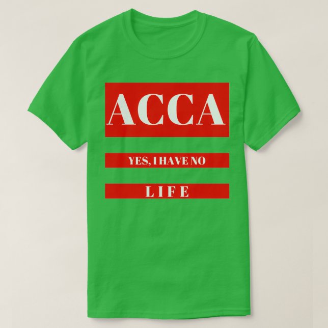 ACCA Accountant Shirt T (Design framsida)