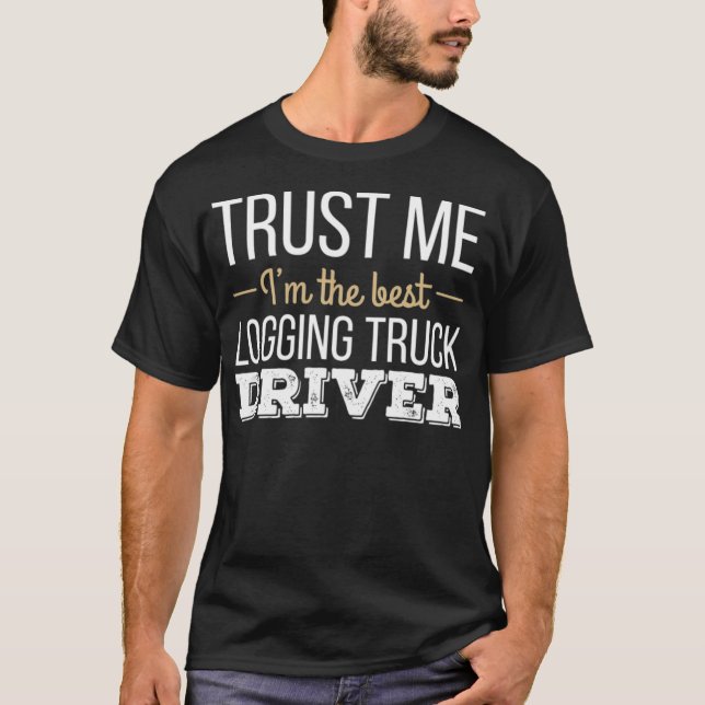 Accelerering av loggning i Lastbil T Shirt (Framsida)