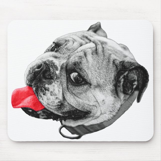 Accent Bulldog-skrivbord Musmatta (Framsidan)