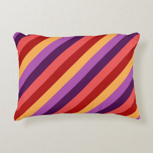 Accent Pillow för Cherry Red Violet Rand Prydnadskudde