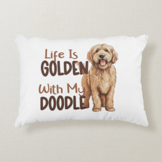 Accent Pillow Goldendoodle Prydnadskudde