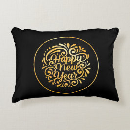 Accent Pillow- Happy New Year 2026 Prydnadskudde