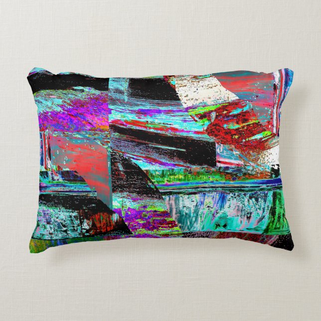 Accent Pillow – Neon Pulse Prydnadskudde (Framsidan)