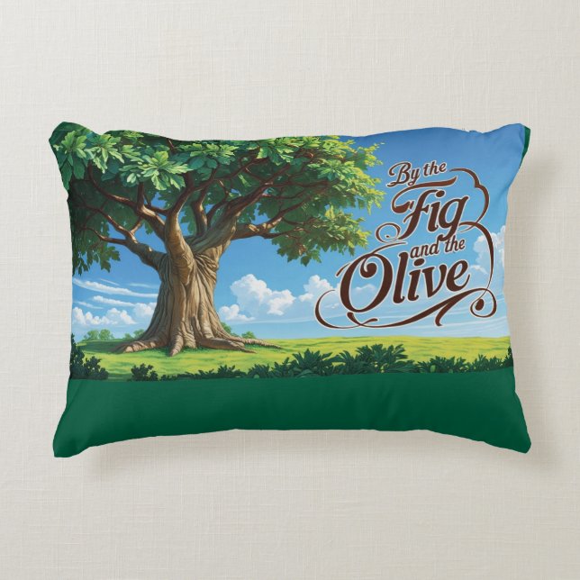 Accent Pillow-Religious Trees In Islam Prydnadskudde (Framsidan)