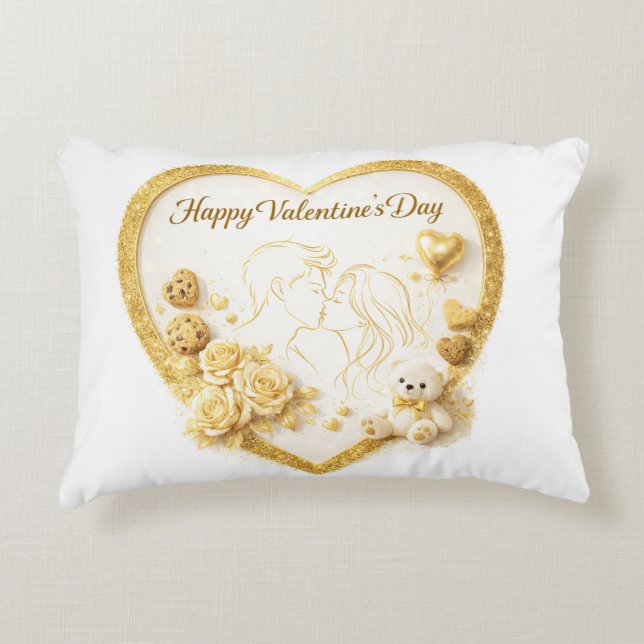 Accent Pillow - Valentine`s Day, My Love Prydnadskudde (Framsidan)