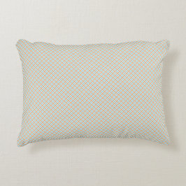 Accent pillow with a subtle, colorful geometric  prydnadskudde
