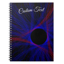 Accented Triangle Geometric Spiral Notebook