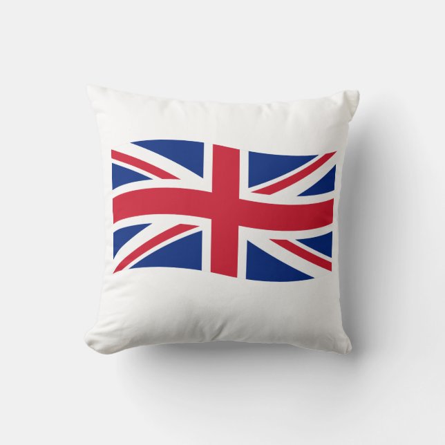 Accentkudde brittisk flagga kudde (Framsida)