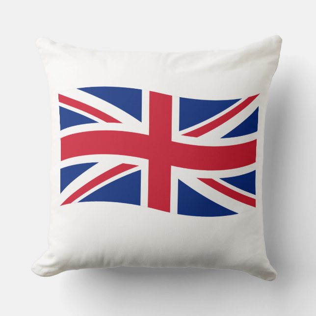 Accentkudde brittisk flagga kudde (Framsida)