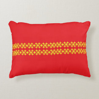 Accentkudde med stjärnmönster prydnadskudde