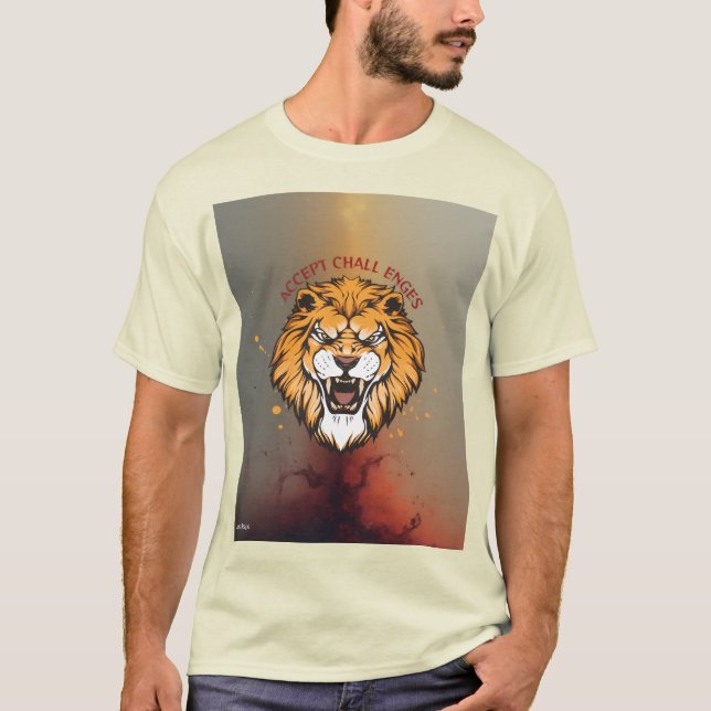 Accept challenges t shirt design  (Framsida)