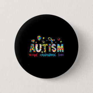 Accept Understand Autism Awareness Support For Kid Knapp