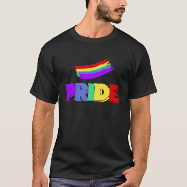 Acceptance Ally Flagga Kärlek Proud Parad för godk T Shirt (Framsida)