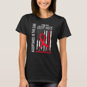 Acceptance Rödistället Röd Istället Autism Stor Ni T Shirt