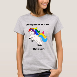Acceptans är coolt t shirt