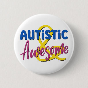 Acceptans av Fantastisk och autistisk mångfald Knapp