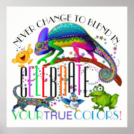 Acceptans för att uppmuntra mångfald Poster