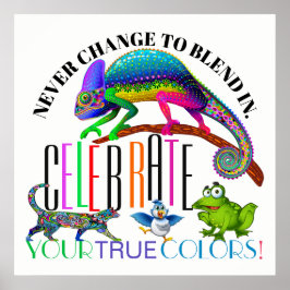 Acceptans för att uppmuntra mångfald Poster