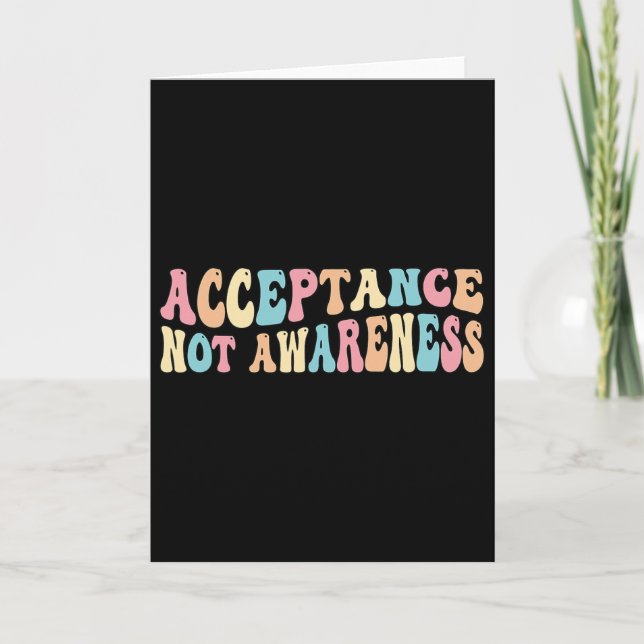 Acceptans Neurodiversitet Autism Neurodivergent 1  Kort (Framsida)