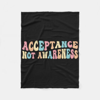 Acceptans Neurodiversity Autism Neurodivergerande Fleecefilt