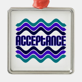 Acceptanskvot i Lila av blå Grönt Julgransprydnad Metall