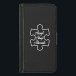 Acceptera Adapt Advocate Autism Awareness Cute Aut Plånboksfodral För Samsung Galaxy S5<br><div class="desc">En stark uppmuntrande och motiverande gåva till autismkombattant,  anhängare. Visa kärlek och stöd för föräldrar och lärare.Autism mamma ger för kvinnor. Autism pappa ger. Autism-mobilfodral. Telefonfodral för ljud. Autism-gåva till mamma & moster.</div>