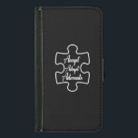 Acceptera Adapt Advocate Autism Awareness Cute Aut Plånboksfodral För Samsung Galaxy S5<br><div class="desc">En stark uppmuntrande och motiverande gåva till autismkombattant,  anhängare. Visa kärlek och stöd för föräldrar och lärare.Autism mamma ger för kvinnor. Autism pappa ger. Autism-mobilfodral. Telefonfodral för ljud. Autism-gåva till mamma & moster.</div>