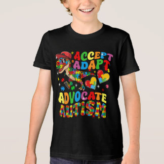 Acceptera Adapt Advocate Autism Awareness Puzzle T Shirt