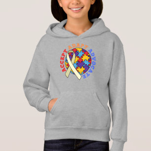 Acceptera Adapt Advocate-Autism Awareness World Ri T Shirt