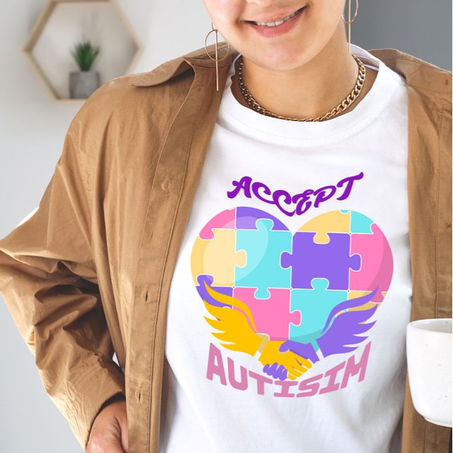 Acceptera autism t shirt (Skapare uppladdad)