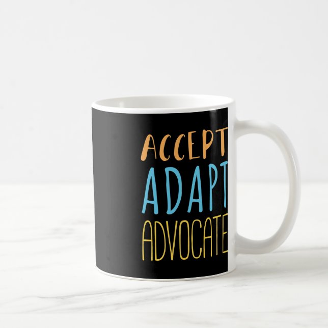 Acceptera beteendeterapi för Adapt Advocate för fu Kaffemugg (Höger)