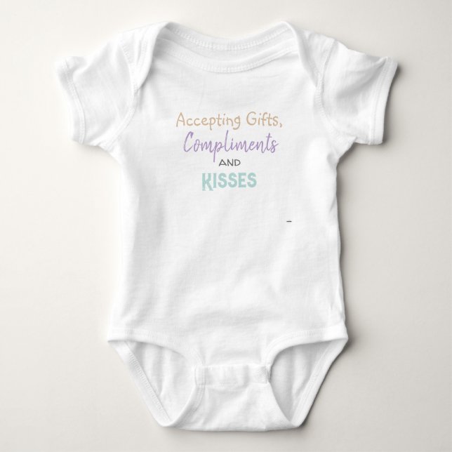 Acceptera gåvor Baby t-shirt HAMbyWG (Framsida)