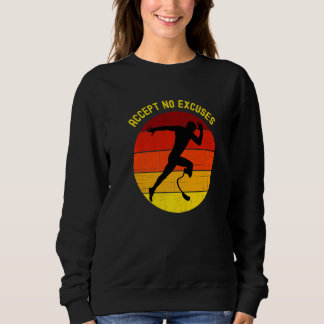Acceptera Inga Ursäkter Amputerad Idrottare Spring T Shirt