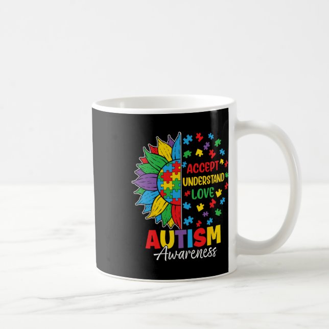 Acceptera Kärlek Autism Day Kaffemugg (Höger)