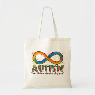Acceptera Kärlek-förståelse - Oändlig autism-medve Tygkasse