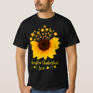 Acceptera Kärlek Solrosshiroriskt krig T Shirt