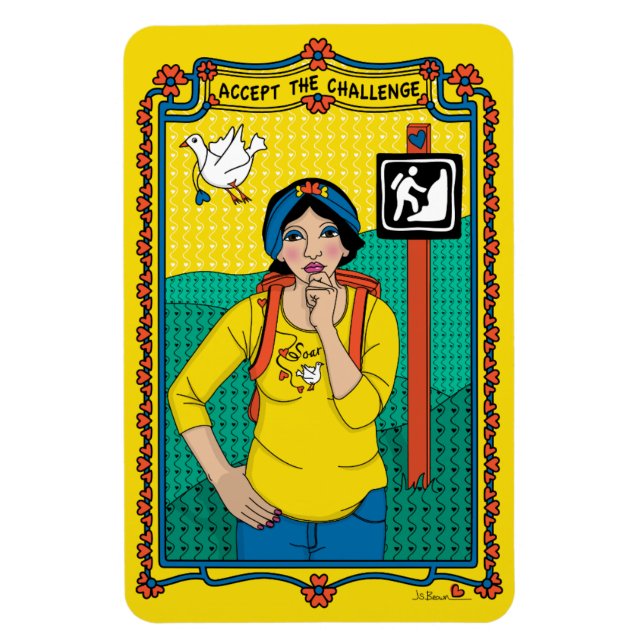 Acceptera kylskåpet Challenge_B_4x6 Magnet (Vertikal)