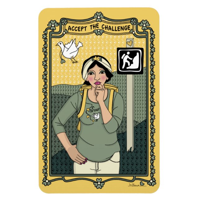 Acceptera kylskåpet Challenge_C_4x6 Magnet (Vertikal)