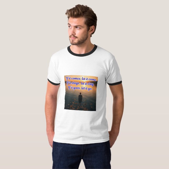 Acceptera Livets Flöde T-shirt (Hel framsida)