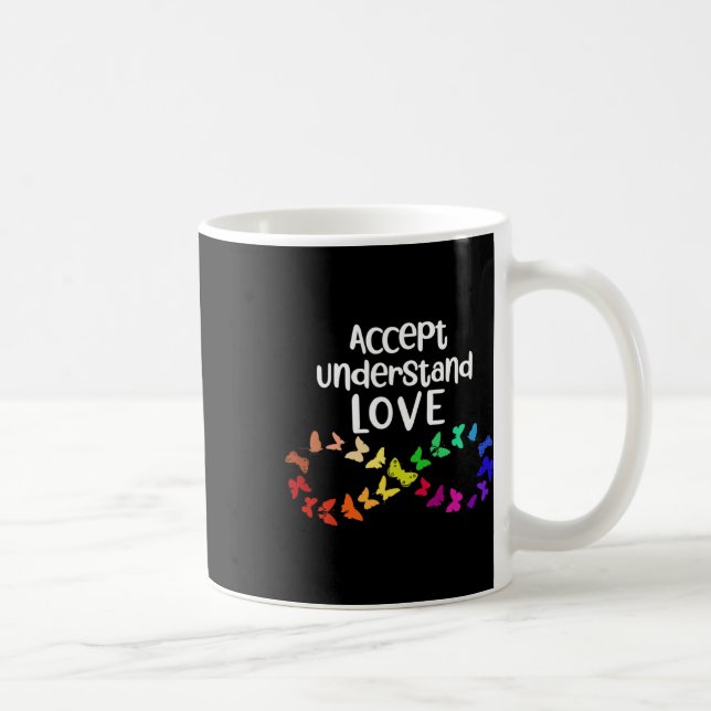 Acceptera oändligheten av den biologiska mångfalde kaffemugg (Höger)