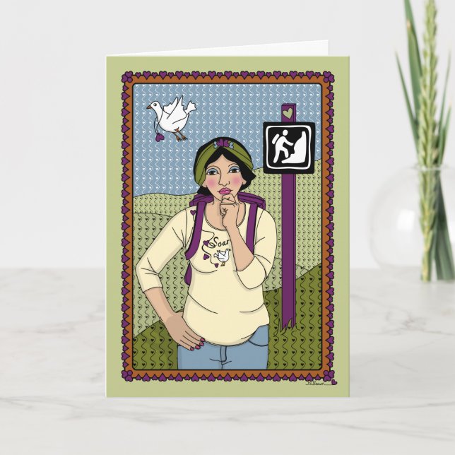 Acceptera utmaningskortet_A_Greeting Card Kort (Framsida)