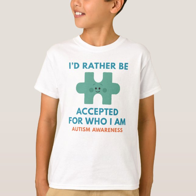 Accepterad för den jag är t shirt (Framsida)