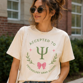 Accepterad till psykologexamen, framtida PsyD T Shirt
