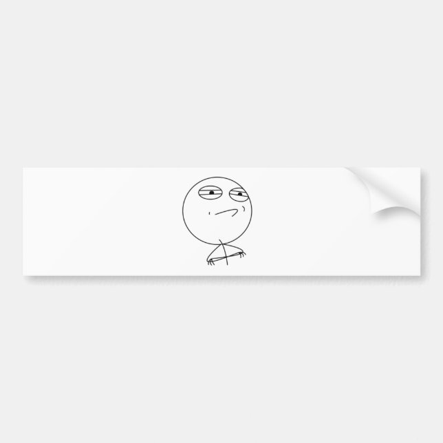 Accepterad utmaning bildekal (Framsidan)