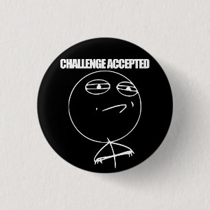 Accepterad utmaning knapp
