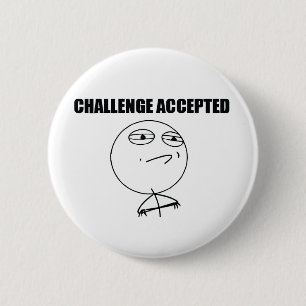 Accepterad utmaning knapp