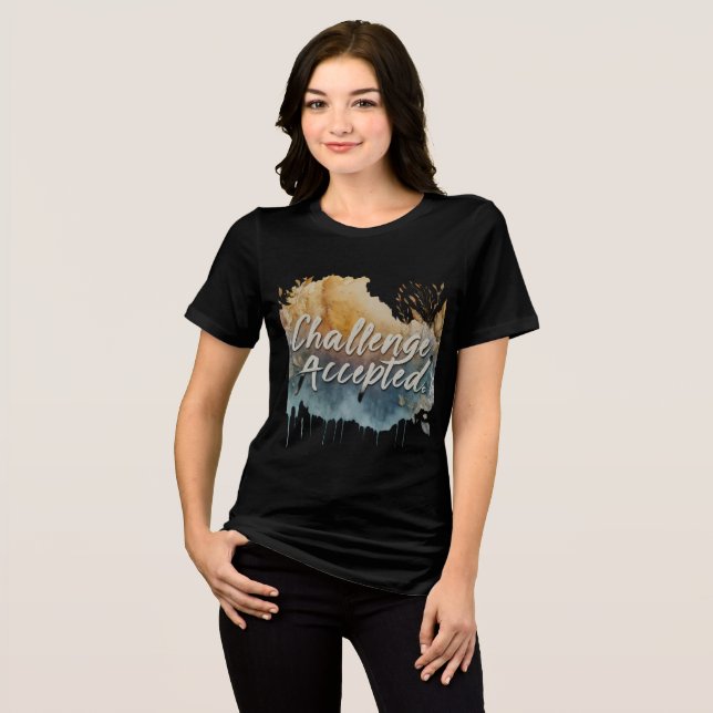 Accepterade utmaningar t shirt (Framsida Full)