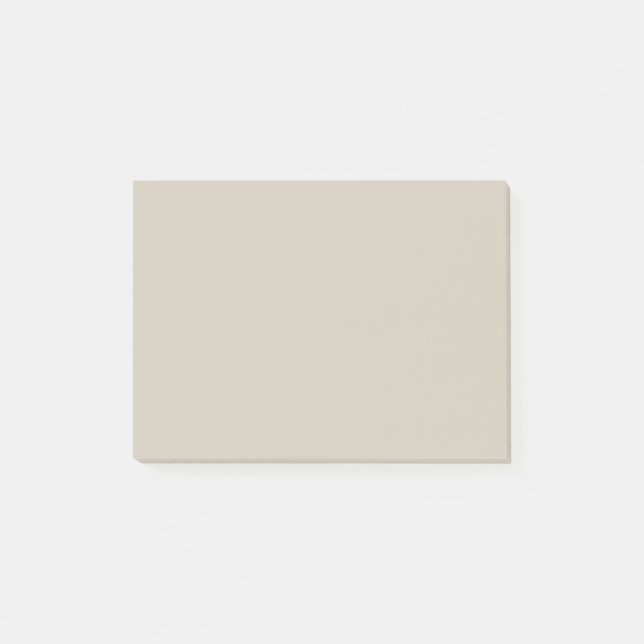 Accessible Beige Solid Färg Post-it Block (Framsida)