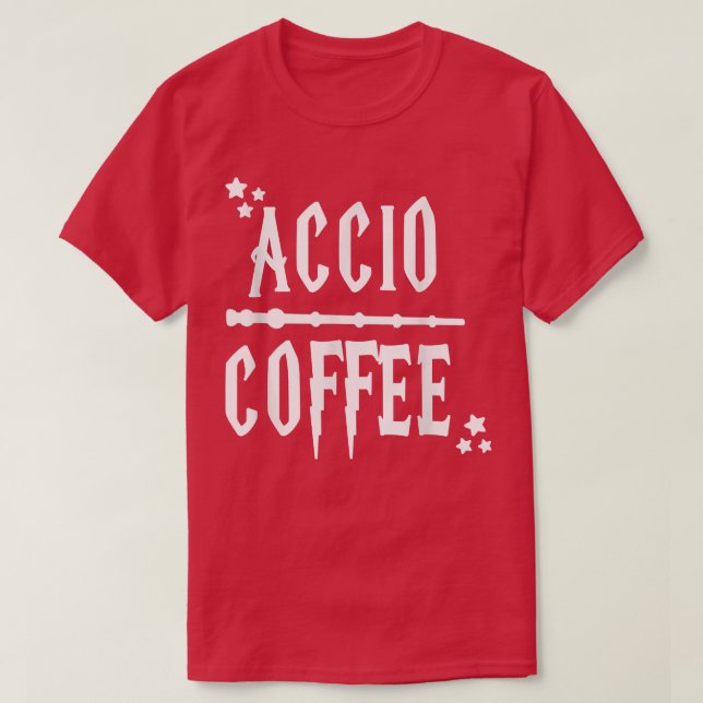 Accio Coffee-Trollspö T Shirt (Design framsida)