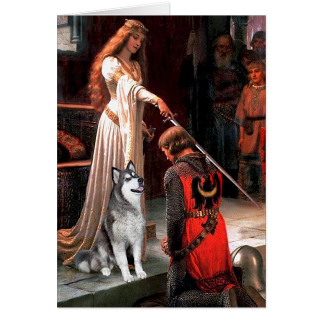 Accolade - Alaska Malamute Hälsningskort (Framsidan)